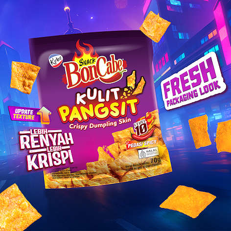 Snack BonCabe Kulit Pangsit Level 10