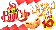 Snack Boncabe Makaroni Krispi, level 10