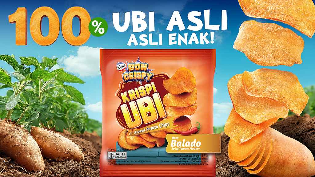 Snack BonCrispy Krispi Ubi Balado banner
