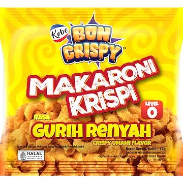 Snack BonCrispy Makaroni Krispi Gurih Renyah packshot